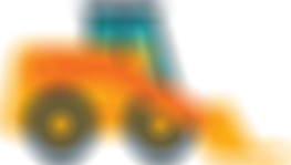 Operador utilizando equipo de construcción